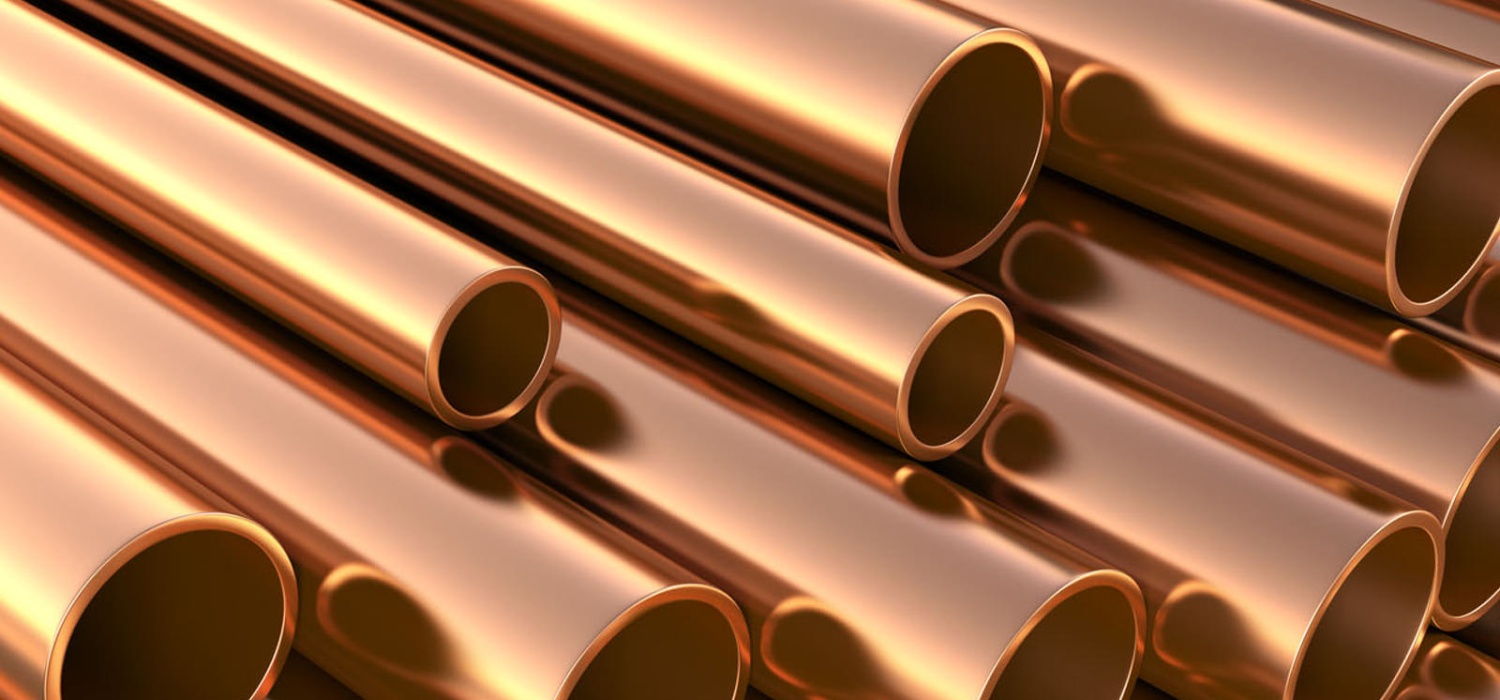 Copper and brass pipes
